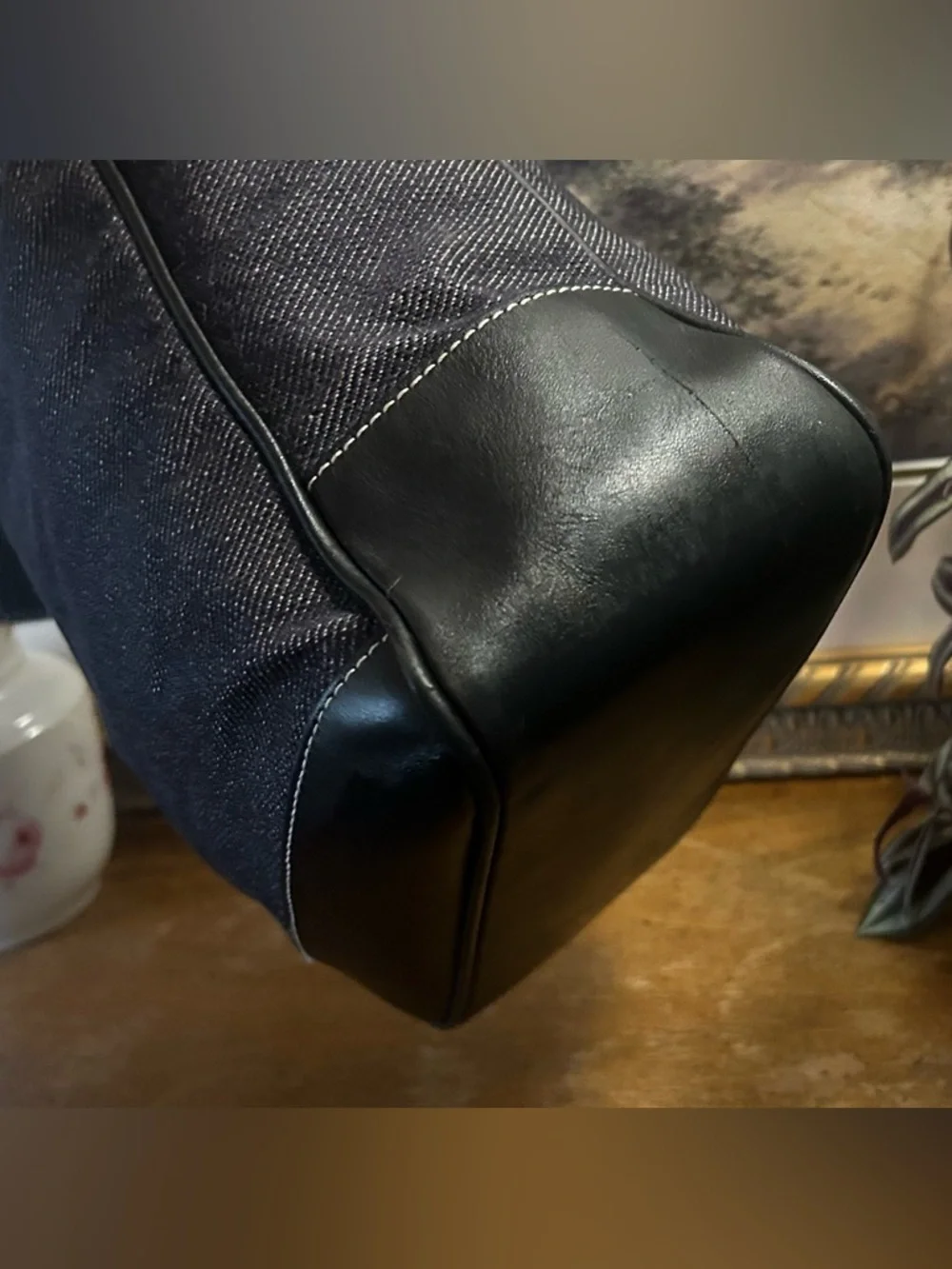 Vintage Coach Y2K Denim Small Tote - Picture 8 of 16